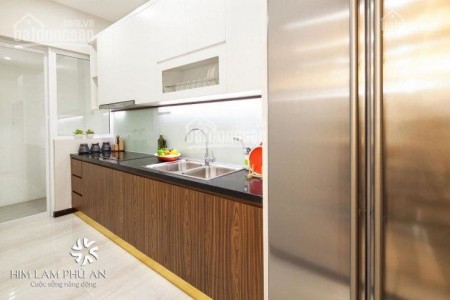 Căn hộ hoàn thiện nội thất rộng 63m2, giá 9 triệu/tháng. CC Him Lam Phú An