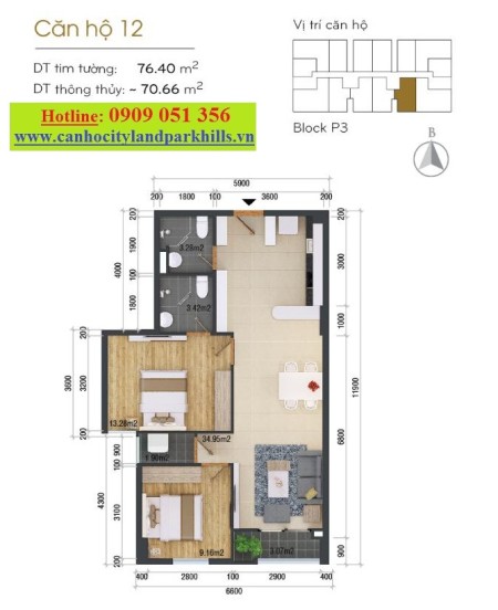 Cần cho thuê căn hộ Cityland mới bàn giao đối diện hồ bơi