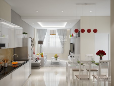 Căn hộ sang trọng 1 PN, còn mới cc Moonlight Park View, giá 8 triệu/tháng, dtsd 52m2