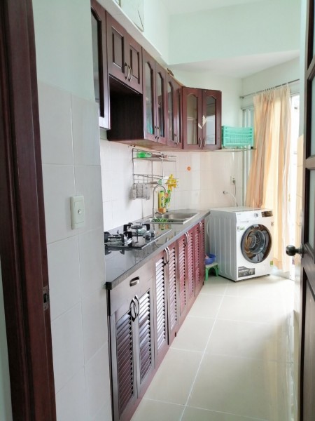 Cho thuê căn hộ Lương Định Của quận 2, 90m2, 2pn, đủ NT. Giá có TL. Lh 0918860304