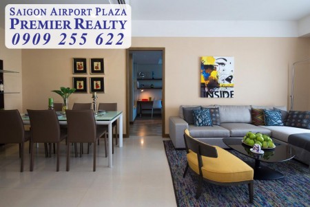 Cho thuê căn hộ chung cư 2pn tại Sài Gòn Airport Plaza, nt cao cấp, giá cực kì ưu đãi. Hotline Pkd 0909 255 622
