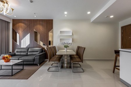 Cho thuê căn hộ cao cấp 90m2, 3 phòng ngủ, thuộc dự án New City Quận 2, đầy đủ nội thất cao cấp.