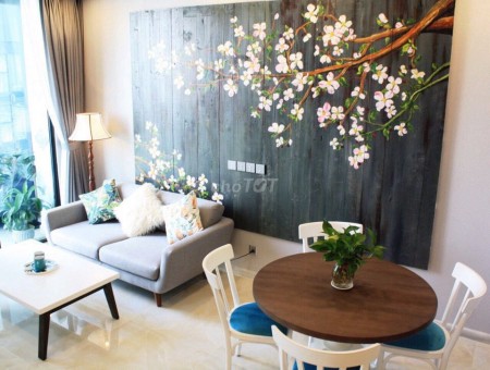 Căn hộ chung cư Vinhomes Golden River Ba Son, 80m2, 2PN, 2WC giá cho thuê 18 triệu đủ nội thất