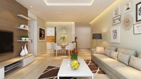 Cho thuê căn hộ 97m2, 2 PN, hướng tốt, cc Him Lam Quận 6, giá 10 triệu/tháng