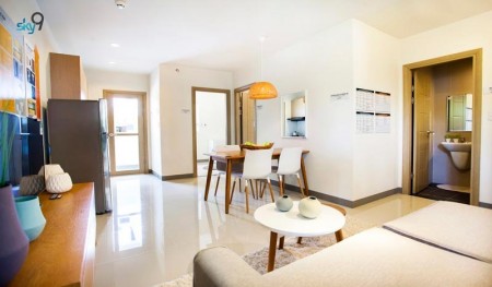 Cho thuê chung cư Sky 9 50m 2PN, vòng xoay Liên Phường, Q9