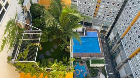 Cho thuê căn hộ sân vườn tại CBD Dt 86m2, 2pn có nội thất. O9I886O3O4