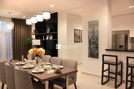 Cho thuê gấp căn hộ 3PN-2WC-96m2 full nội thất chung cư Sky Center Phổ Quang giá 17tr/th.LH 0932192028-Ms.Mai
