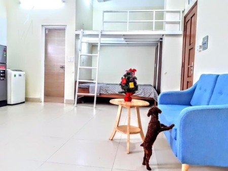 Căn hộ có gác săn nội thất_gần cổng khu CN Tân Bình_cầu Tham Lương_không giới hạn người ở_30m2