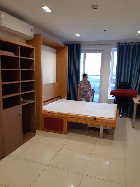 Căn hộ Sky Center Offictel 36m2, Full nội thất, tầng cao, thoáng mát, Giá chỉ #10Tr bao phí