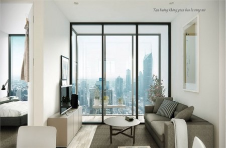 Cho thuê căn hộ tại dự án chung cư cao cấp ở Tân Bình, 65m2, 2PN, 2WC