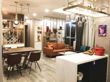 Cần cho thuê căn hộ rộng 74m2, 2 PN, có sẵn đồ cc Masteri Millennium, giá 15 triệu/tháng