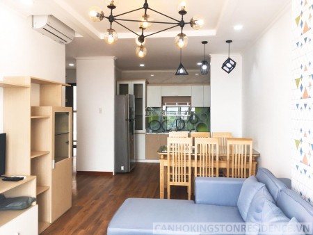 Mình có căn hộ 80m2, 2 PN, đầy đủ tiện nghi, nội thất, cc Kingston Residence, giá 17 triệu/tháng