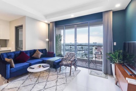 Him Lam Quận 6 cần cho thuê căn hộ 85m2, 2 PN, đủ đồ dùng, giá 11 triệu/tháng, view thoáng