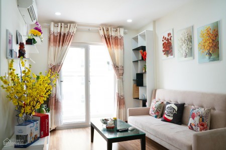 Cho thuê căn 2 PN, dtsd 75m2, tầng cao, gió mát mẻ, cc Xi Grand Court, giá 10 triệu/tháng