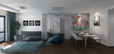 Cho thuê căn hộ tại #Goldmark  City  136 Hồ Tùng  Mậu căn 2 - 3 Ngủ full nội thất cao cấp giá thuê 1