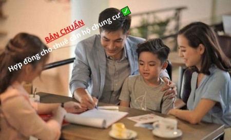 Hợp đồng cho thuê căn hộ chung cư đầy đủ đơn giản