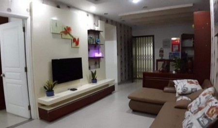 Cần cho thuê căn hộ Lotus graden - Trịnh đình thảo, DT: 55m2, 1 phòng ngủ, 1 WC, Đủ nội thất 8tr/th