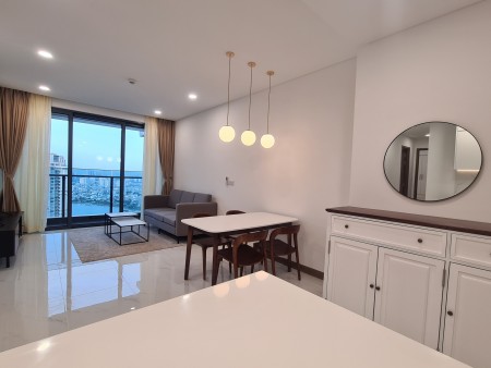 Căn hộ 2pn full nội thất Sunwah Pearl cho thuê giá chỉ 26Tr, view sông sG. Hotline PKD 0908078995