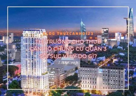 Thị trường cho thuê căn hộ chung cư quận 3 sôi sục vì lý do gì?