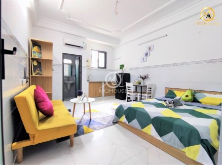 Cho thuê Căn Hộ mới đẹp có cửa sổ thoáng đầy đủ tiện nghi ngay Etown 2, 30m2, 1 phòng ngủ, 1 toilet
