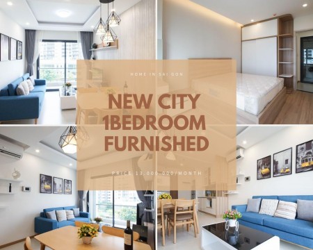 Căn hộ 1 phòng ngủ, 1wc, 48m2, nhà mới đẹp chỉ 13 triệu/tháng tại New City Quận 2, 48m2, 1 phòng ngủ, 1 toilet