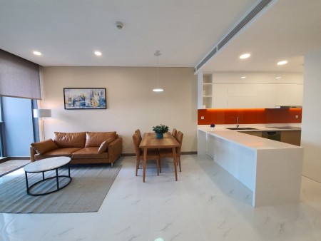 Cần cho thuê gấp căn hộ 98m2, 2PN, 1 phòng làm việc, view sông và hồ bơi tại Sunwah Pearl