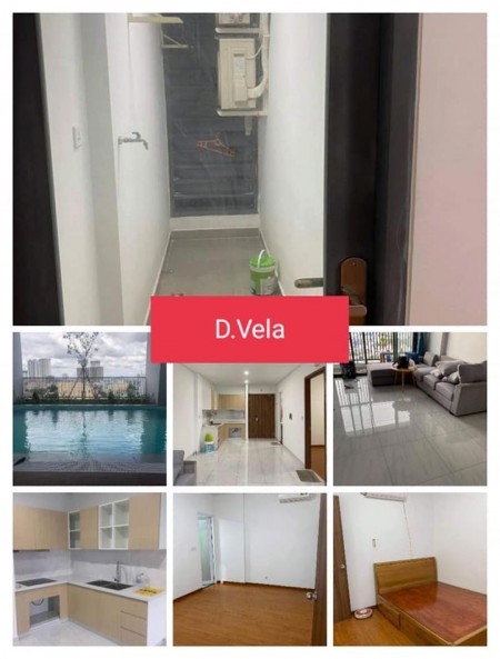 Cho thuê căn hộ chung cư D-Vela trung tâm Quận 7 căn 70m2, có 2 phòng ngủ và 2wc