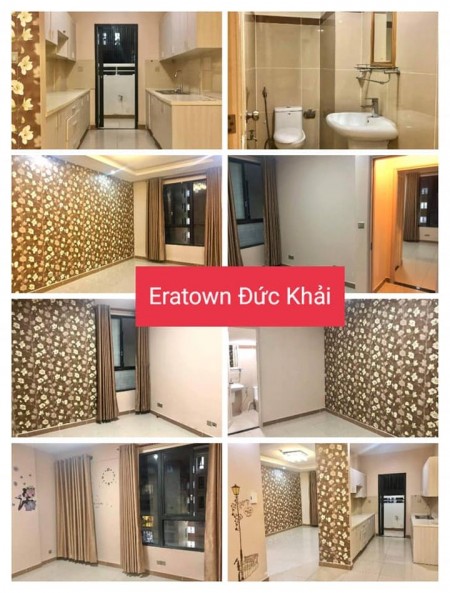 Chung cư Eratown Đức Khải dt 80m² 2 phòng ngủ 3wc có máy lạnh. Giá 7tr5/tháng có hổ trợ dịch