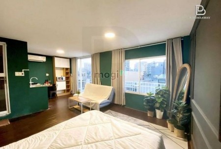 Có ban công- Cho thuê căn hộ dịch vụ Quận Phú Nhuận giá rẻ chỉ 6tr/ th full nt