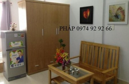 Cho thuê căn hộ dịch vụ ngắn hạn đường CMT8 Quận 10 đủ nt giá rẻ 7,5 tr/ th