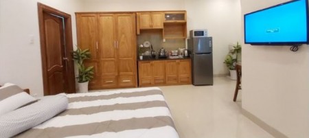 Quận 10 cho thuê căn hộ dịch vụ dt 35m2 đủ nội thất giá rẻ 7,8 tr/ th