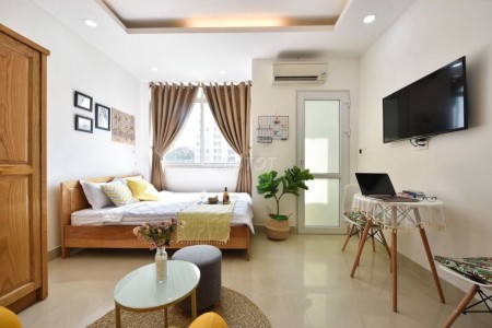 [ Không cần đặt cọc] Cho thuê căn hộ dịch vụ dạng Studio ở Quận 1 giá rẻ 8 tr/ th