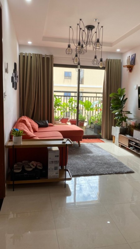 Mình cần cho thuê căn hộ Cityland, 2 phòng ngủ, 2 nhà vệ sinh, lầu cao view nội khu hồ bơi