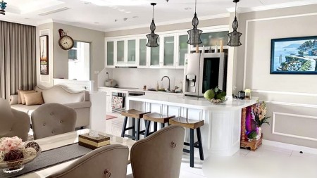 Cho thuê căn hộ 3PN, diện tích 120m2 full nội thất cao cấp Vinhomes Central Park