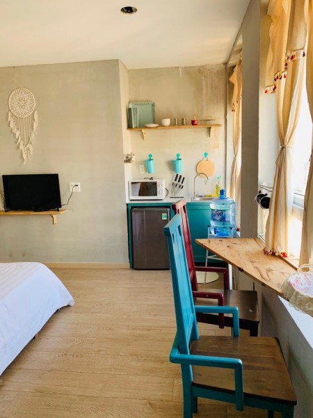 Cho thuê Studio full nội thất ngay trung tâm Quận 1. Thoáng mát sạch sẽ