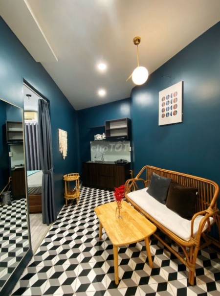 Cho thuê căn hộ dịch vụ Studio 25m2 ở Quận 1 giá rẻ 5,7 tr/ tháng