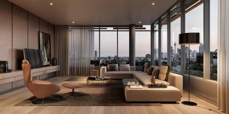 Cho thuê căn hộ The Riverapoint 3pn cam kết giá rẻ nhất thị trường chỉ 22tr bao gồm phí quản lý