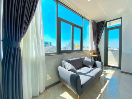 CĂN HỘ STUDIO 2PN CỬA SỔ SÁNG,BAN CÔNG - FULL NỘI THẤT HIỆN ĐẠI