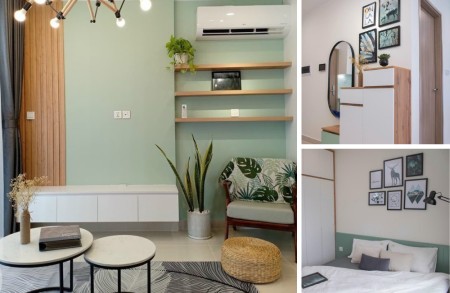 Cần cho thuê căn hộ chung cư 2PN+ Full nội thất thiết kế cao cấp sang trọng ở Vinhome Quận 9