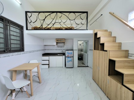 Cho thuê căn hộ Duplex ngay Etown 2, Full nội thất. Khu yên tĩnh, an ninh