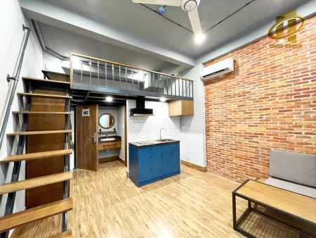 Căn hộ duplex nội thất y hình sát ĐH HUTECH, ĐH Ngoại Thương, 30m2, 1 phòng ngủ, 1 toilet