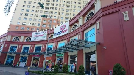 Cho thuê chung cư 2PN mặt tiền Tô Ký Quận 12, 51m2, 2 phòng ngủ, 1 toilet
