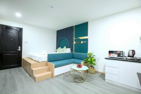 Studio sang trọng Full NT chỉ tính điện giá rẻ tại 50 Đường Đặng Dung, Phường Tân Định, Quận 1