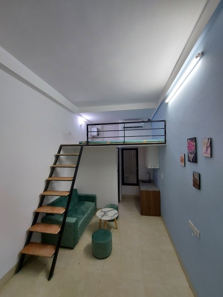 CCMN Phùng Khoang(26m2) phòng gác xép, vệ sinh khép kín, không chung chủ, có thang máy, khóa vân tay