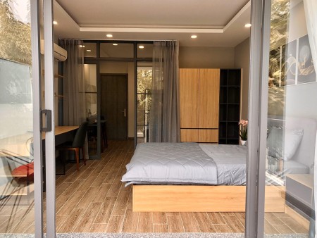 Studio bancon căn hộ dịch vụ quận 7 studio full nội thất. Liên hệ tư vấn 0764892515, 35m2, 1 phòng ngủ, 1 toilet