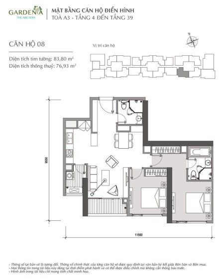 Chính chủ cho thuê căn hộ Vinhomes Gardenia Nam Từ Liêm giá 10tr - 0982.189.978 Gặp Tùng