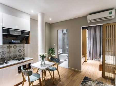 CHDV sang trọng 40m2, full nội thất cao cấp, Free dịch vụ