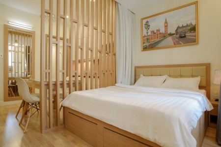 STUDIO NỘI THẤT GỖ - Cao Thắng, Quận 3, HỖ TRỢ CỌC, gần ngã 6 Cộng Hòa