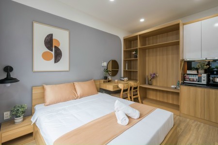 Căn hộ duplex 1 phòng ngủ trang bị sẵn full nội thất trên đường Nguyễn Trãi, Trung Tâm Quận 1