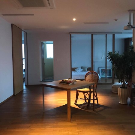 Cho thuê 2PN 105m2 Sunrise City View Q7 nhà decor đẹp giá 17,5 triệu